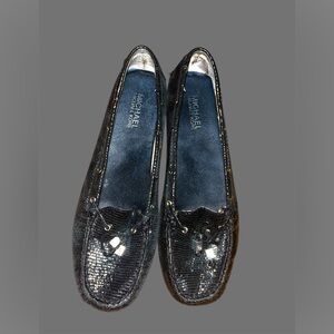 Michael Kors Moccasin Loafer Amber Embossed Leather